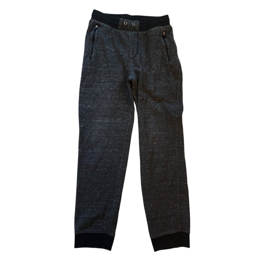 Old Navy Boys Sweatpants Size XL 14-16 Heather Blue Pull On Zip Pockets